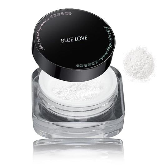 BLUE LOVE Setting Powder Makeup for Oily Skin, Loose Powder(Transparent)