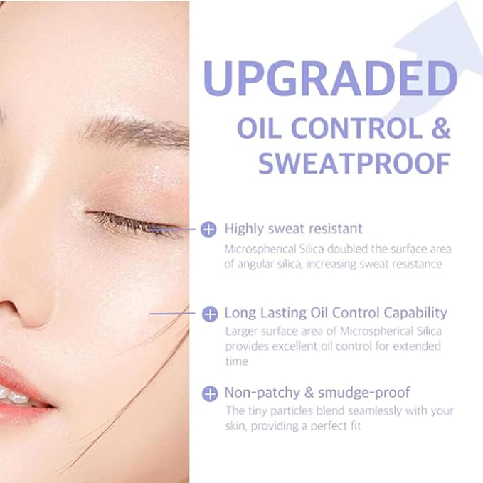 Lavender Matte Powder, Lavender Matte Oil Control Face Soft Makeup(1PCS)