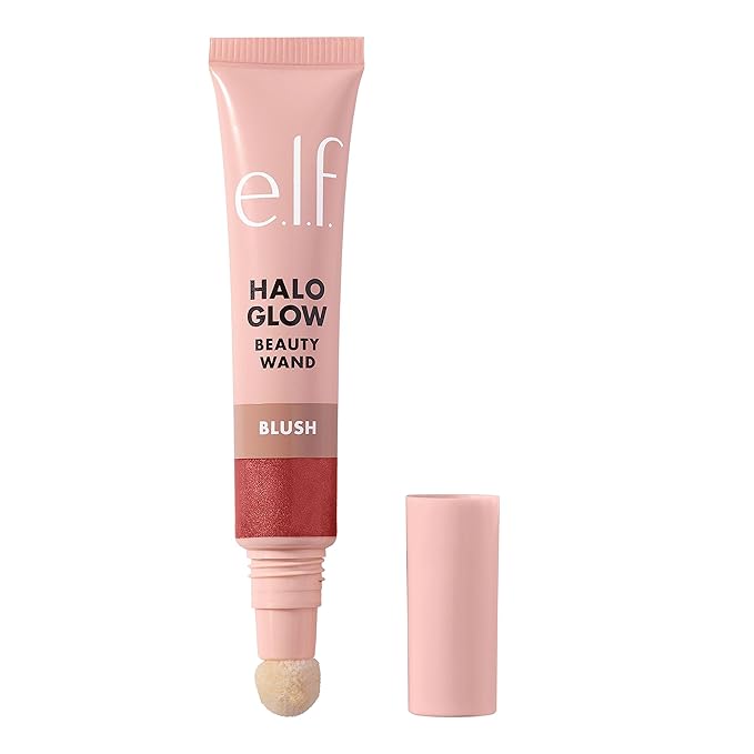 e.l.f. Halo Glow Blush Beauty Wand, Liquid Blush You Slay