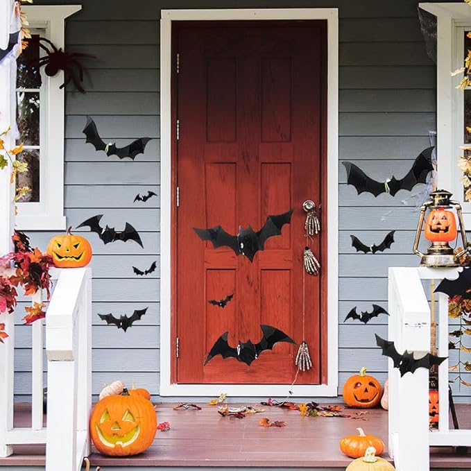 Halloween 3D Bats Decorations Halloween Bats