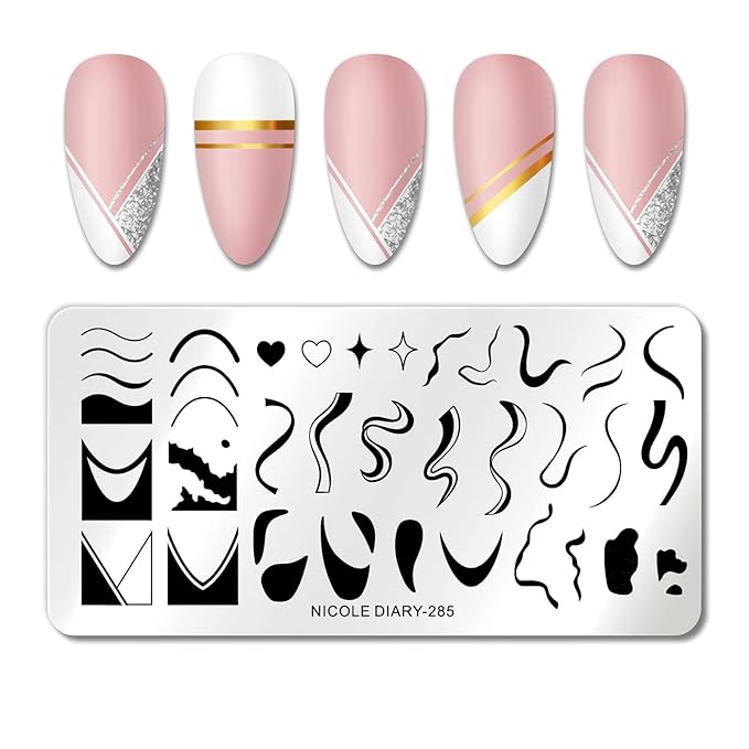 1 pcs french nail stamping