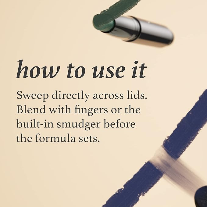 Julep Eyeshadow 101 Cream-to-Powder Waterproof Shadow Stick – Copper Shimmer – Long-Lasting, Crease-Proof, Shimmer Cream Eyeshadow with Built-in Smudger