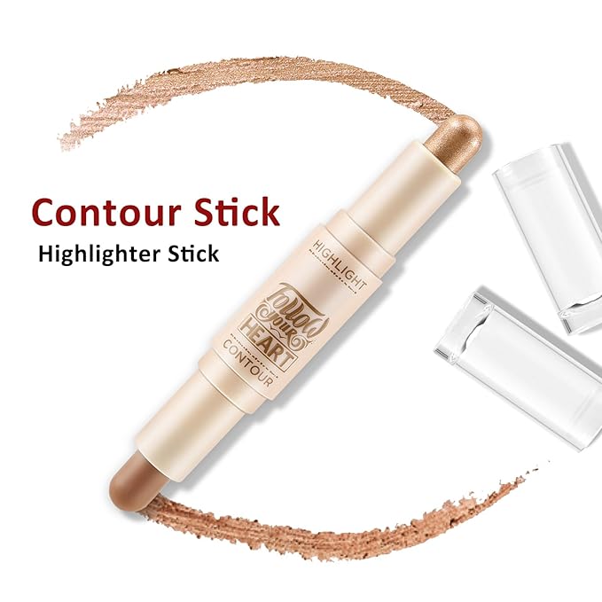 Boobeen 2 in 1 Contour Stick, Cream Bronzer the Body