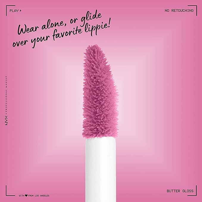 NYX PROFESSIONAL MAKEUP Butter Gloss, Non-Sticky Lip Gloss - Merengue (Pink Lilac)