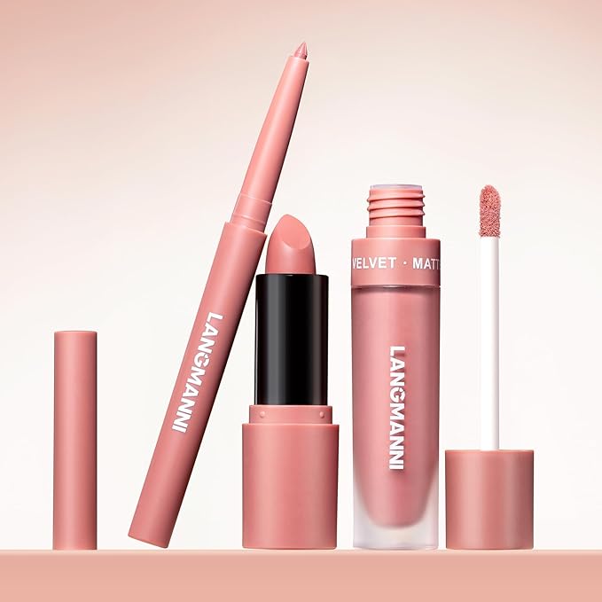 Jolilab 3 in 1 Matte Velvet Lipstick Set-Lip