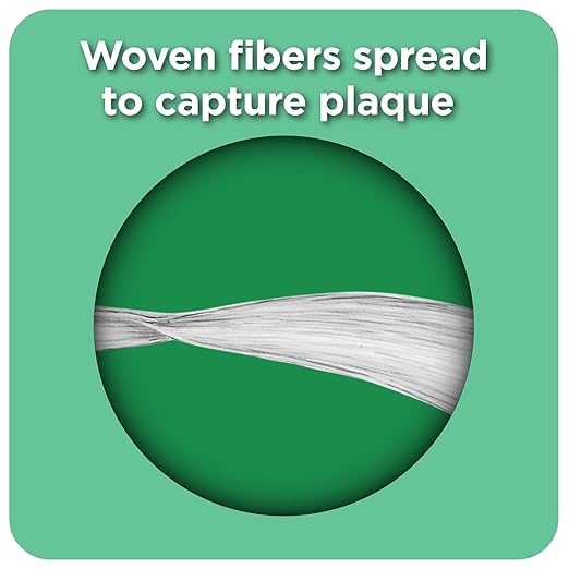 GUM Pro-Weave Woven Dental Floss, Shred Resistant Waxed Floss, Mint Flavored, 3 Count + 2 Travel Units