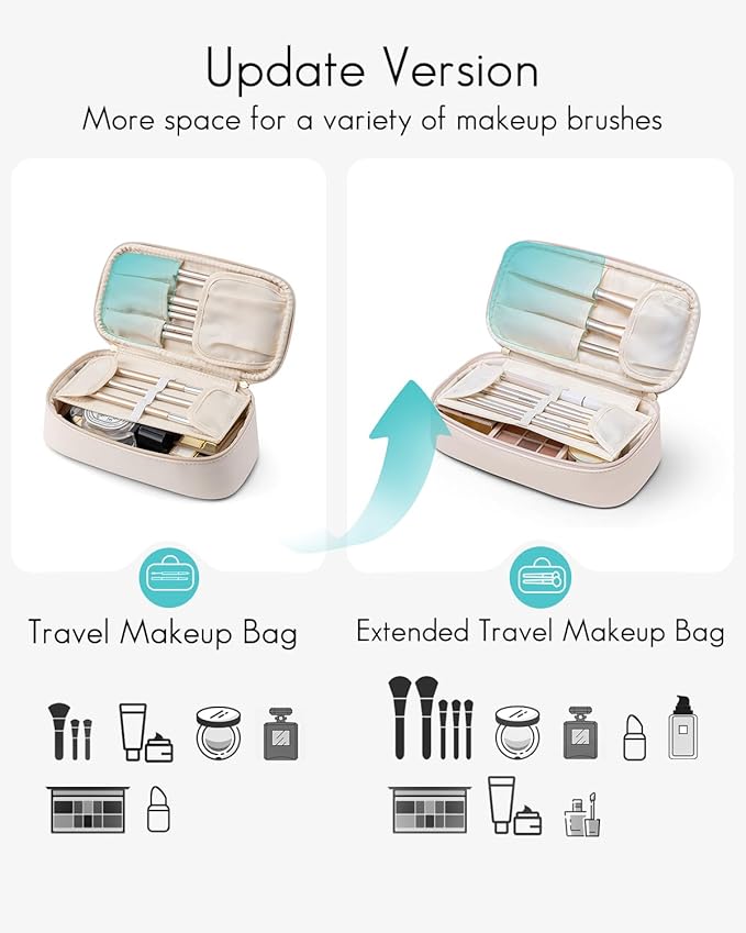 Vlando travel makeup bag,small travel