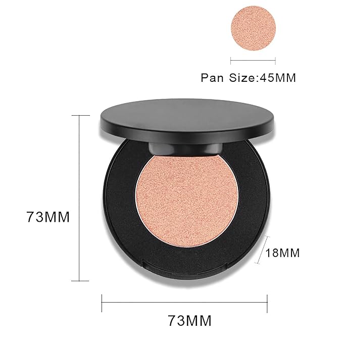 Face Highlighter Powder Palette, Glossy Glitter Illuminator Powder, Highlighter 4