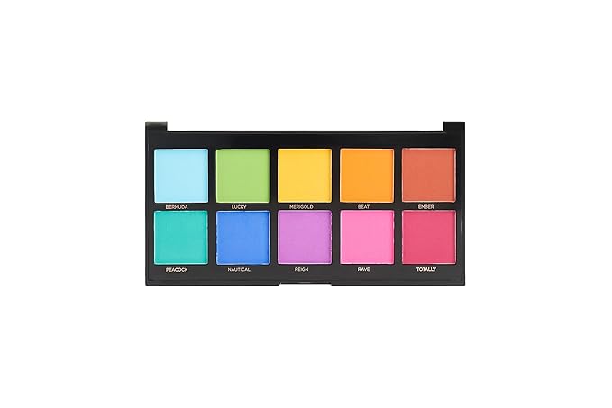Profusion Cosmetics 10 Shade Eyeshadow Palette - High