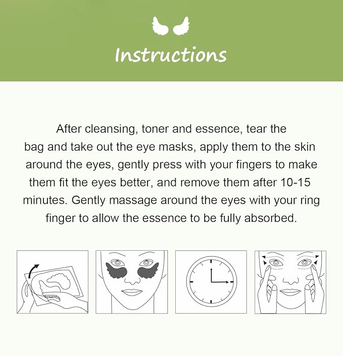 12pcs under eye patches for