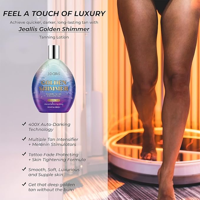Golden Shimmer Sunbed Tanning Lotion
