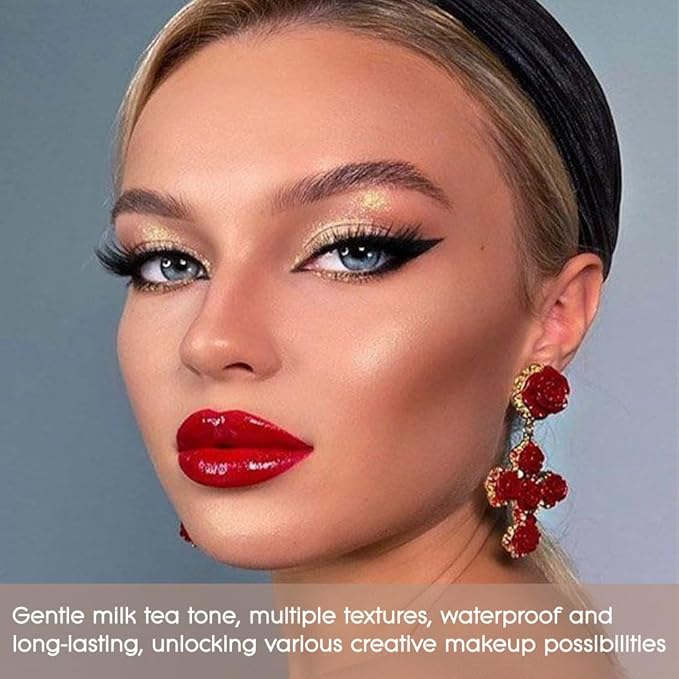 20 Colors Nude Pink Gold Brown Basics Eyeshadow Palette,Matte Nude Neutral Naked Eye Shadow Makeup,Highly Pigmented Long Lasting Waterproof Ultra-Blendable,Great for Travel Gift Kit