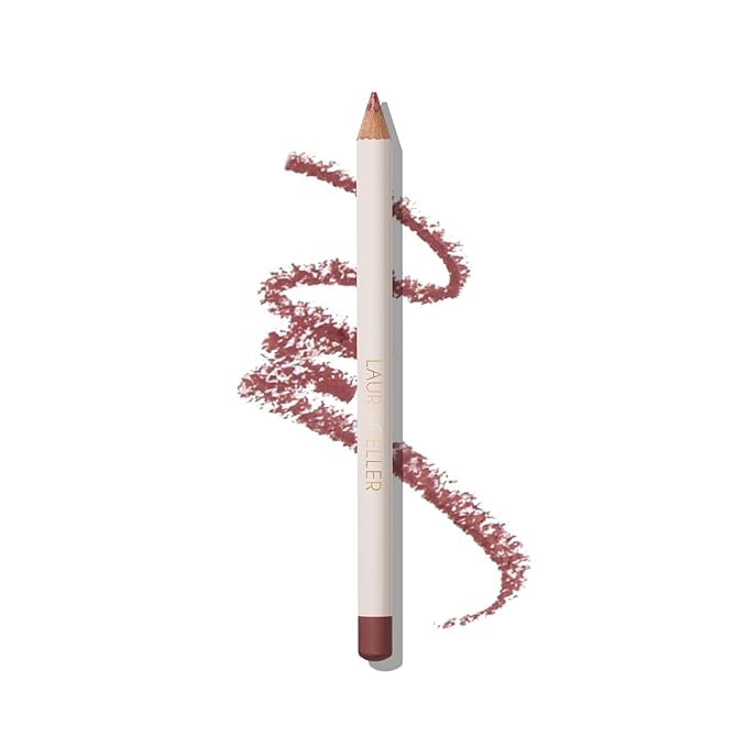 LAURA GELLER NEW YORK Marble Lips Multidimensional Liner, Nouveau Neutral - Marbleized Smooth Glide Sharpenable Lip Liner for Fuller Lips