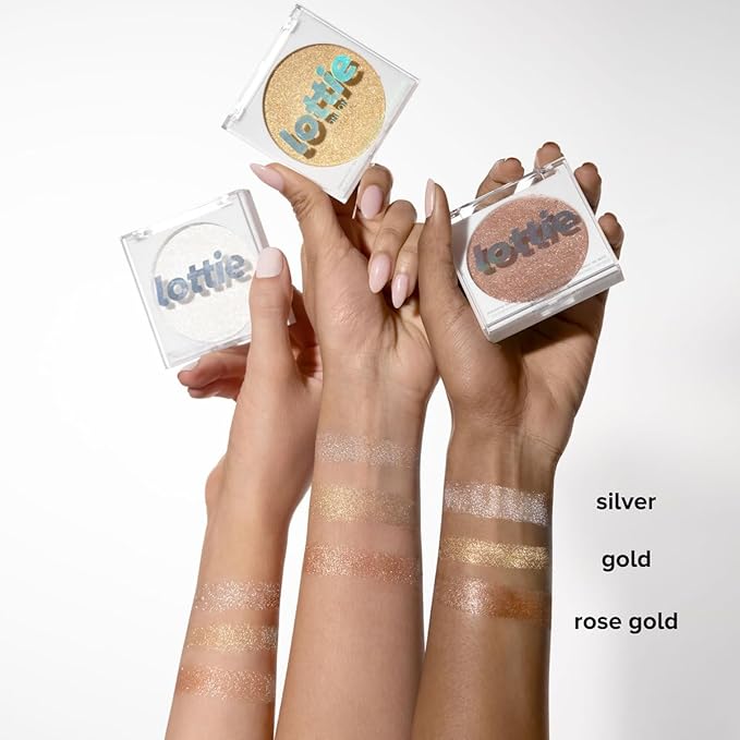 Diamond Bounce Highlighter in Frosted, Ultra-fine Gel-powder Highlighter Iridescent Highlight