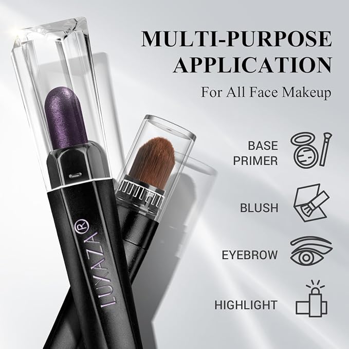 Neutral Eyeshadow Stick Makeup Set, Metallic Shimmer Matte Cream Eye Shadow Eyeliner Brightener Pencil Crayon - Classic 6PCS A014