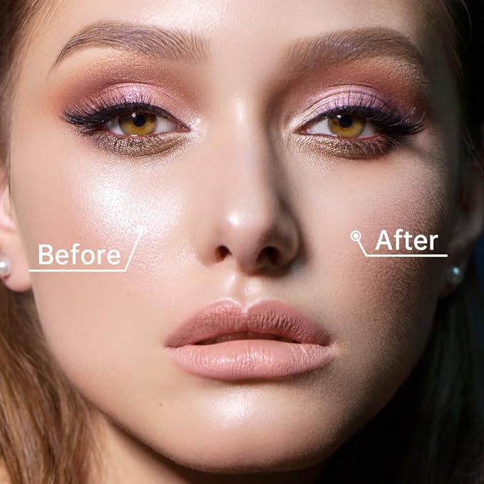 CATKIN Poreless Finish Loose Setting Powder Makeup, Translucent Velour Puff 42 oz