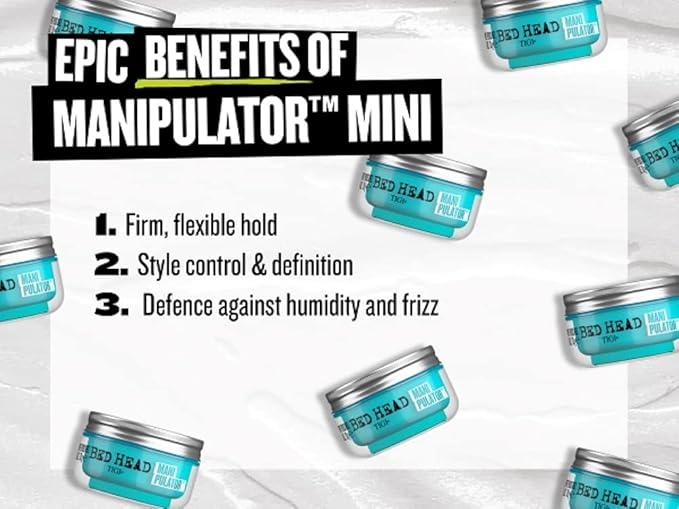 TIGI Bed Head Manipulator Texturizing Putty with Firm Hold Travel Size 1.06 oz