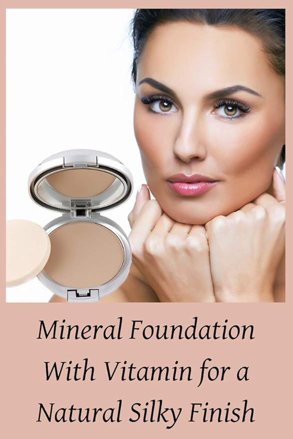 Pressed Mineral Foundation With Vitamin for a Natural