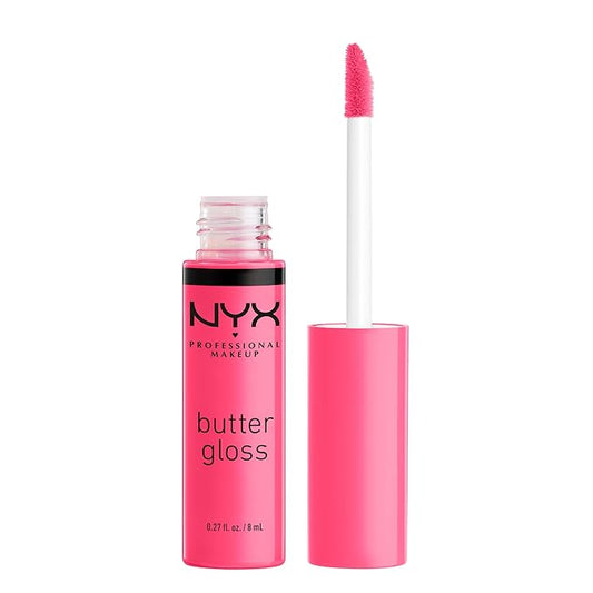 NYX PROFESSIONAL MAKEUP Butter Gloss, Non-Sticky Lip Gloss - Peaches & Cream (Pink Coral)