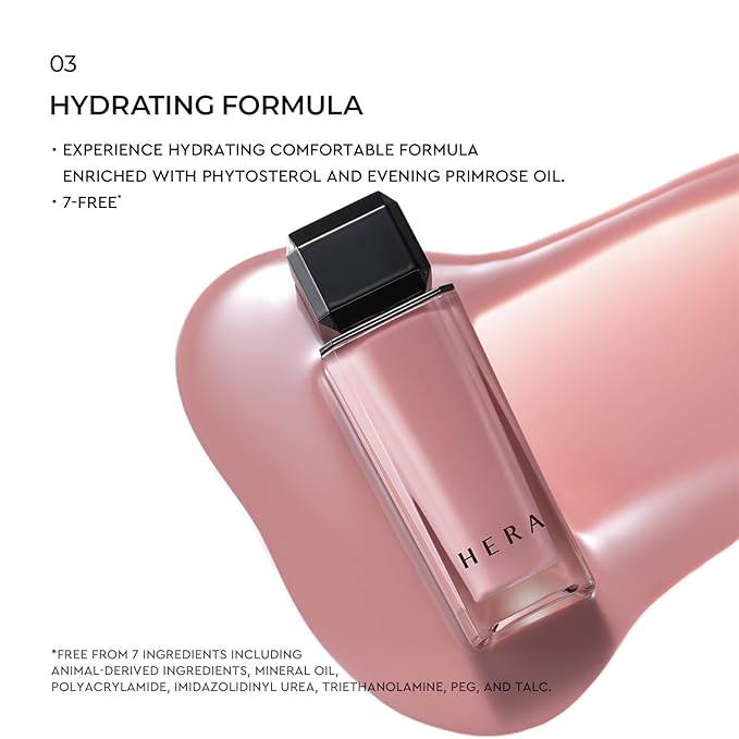HERA Sensual Nude Lip Gloss #380 CHERISH | Volumizing Sheer & Glossy Finish, Non-sticky, Moisturizing and Hydrating, Korean Makeup, 0.17 oz. (5g)