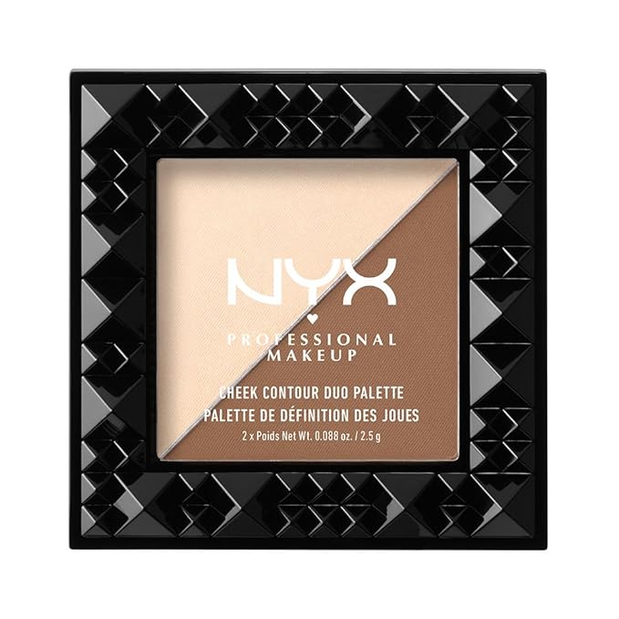 NYX PROFESSIONAL MAKEUP Cheek Contour Duo Palette, Double