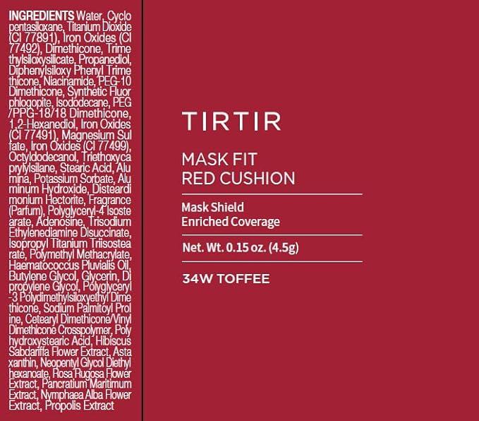 TIRTIR Mask Fit Red Cushion Foundation | Japan's of 1))
