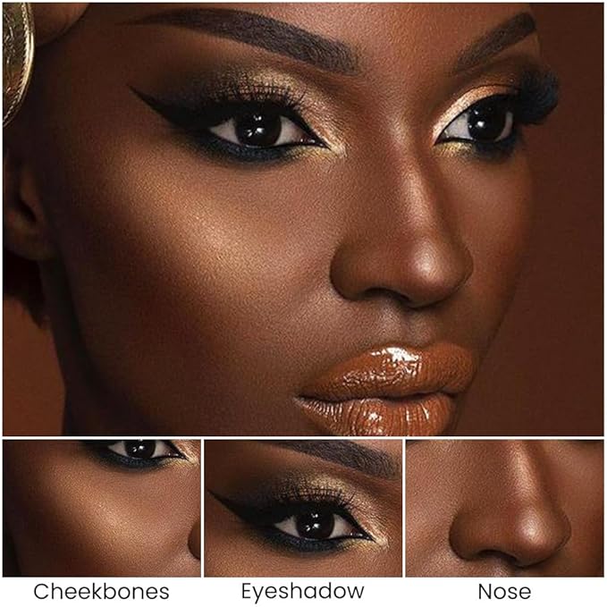 Kaely 2in1 Cream Bronzer Highlighter Stick,Face Shaping Contouring Shades Makeup,07