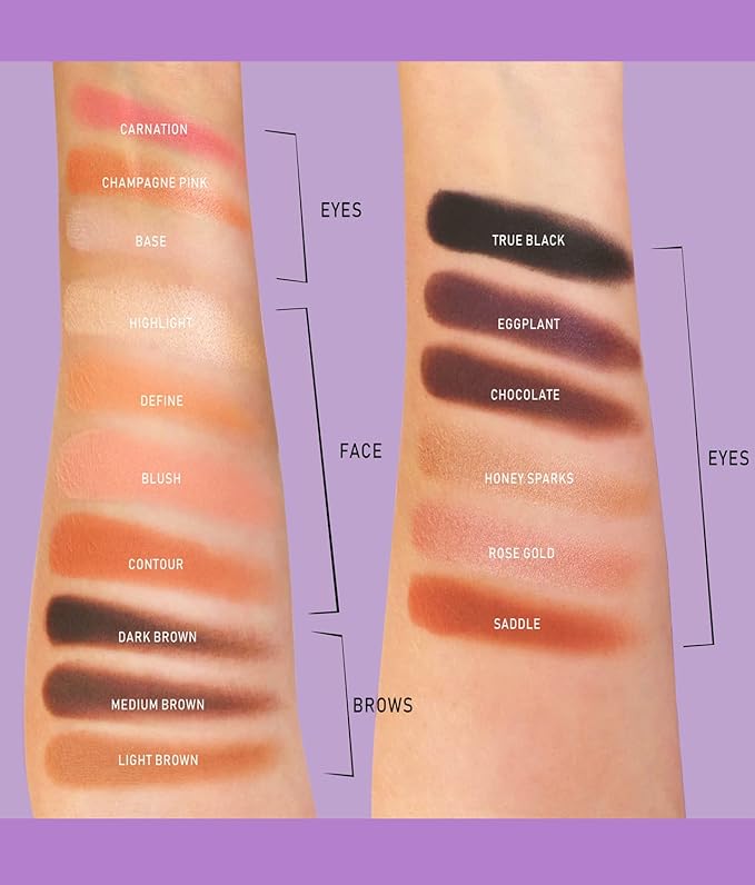 Rude Cosmetics In Your Face 3-in-1 Palette Makeup 84 oz