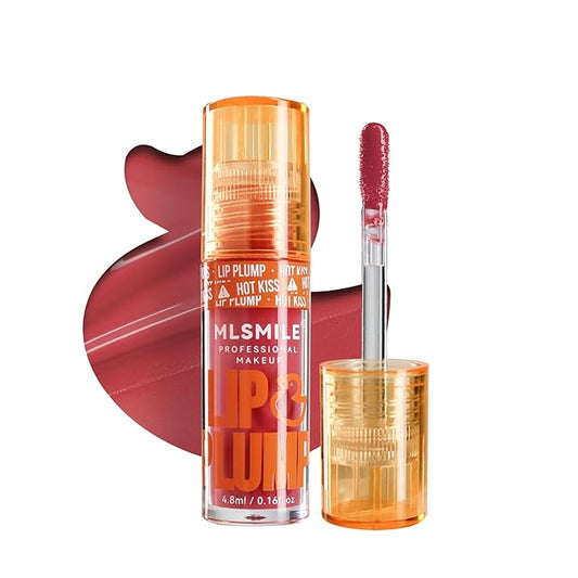 Duck Hydrating Lip Oil - Gloss, Plumper, Glaze, Clear, High Pigment, No Sticky, Sexy - Makes Lips Fuller (02)