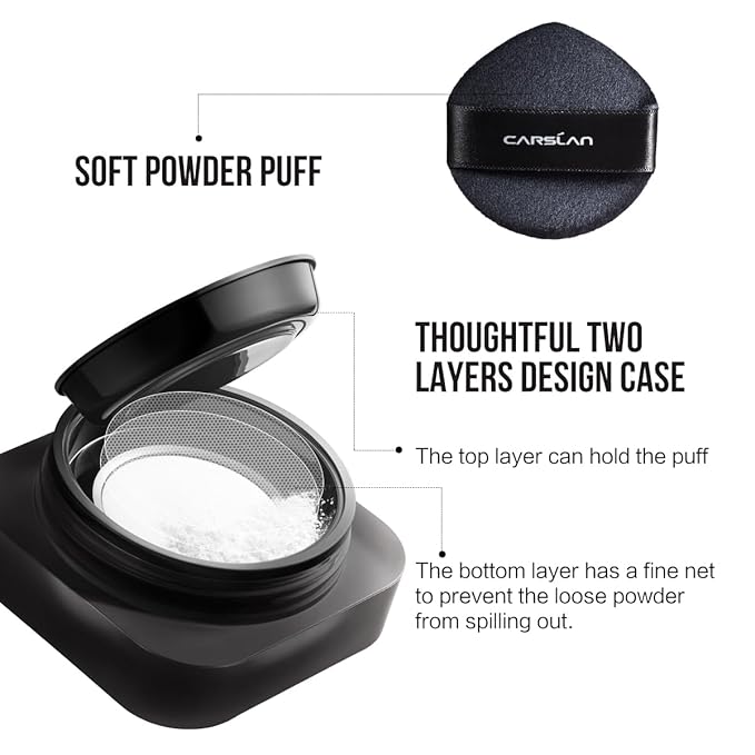 Soft Focus Loose Setting Powder, Waterproof, Matte, Oil 04 Pink