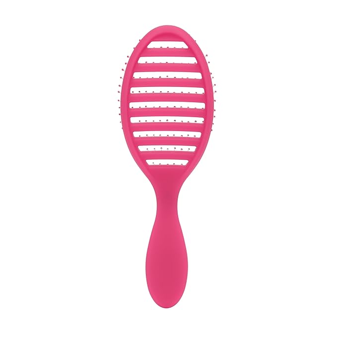 Wet Brush Speed Dry Hair Brush, Pink Frost - Vented Design & Soft HeatFlex Bristles Are Blow Dry Safe - Ergonomic Handle Manages Tangles - Pain-Free Hair Accessories