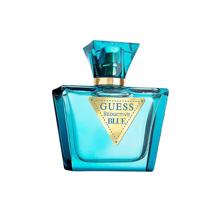 GUESS Seductive Blue Women/Femme Eau de Toilette Perfume Spray For Women, 2.5 Fl. Oz.