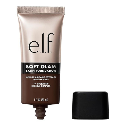 e.l.f. Soft Glam Foundation, Medium Coverage, Long-Lasting & Rich Neutral
