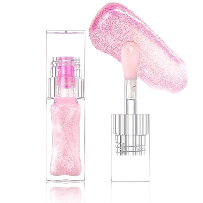 Magic Color Changing Lip Oil, Hydrating Lip Glow Oil V2, Gloss Tinted Lip Balm Transparent Lip Care, Long Lasting Nourishing Non-sticky Fresh Texture