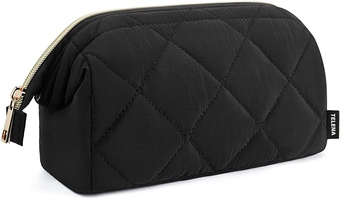 Telena puffer makeup bags for