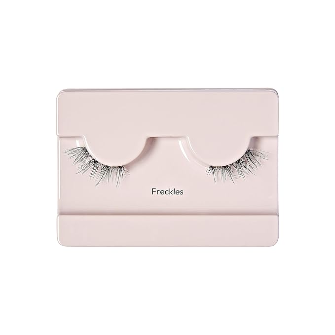 KISS The New Natural Effortless Minimal Look False Eyelashes 12mm, Half Strip Lash Single Pack, NNH02, 1 Pair