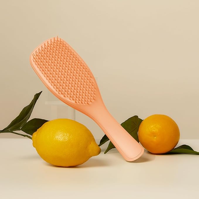 Tangle Teezer Plant-Based Ultimate Detangler Brush, Dry & Wet Hair Brush, Eliminates Knots & Reduces Breakage for All Hair Types, Orange