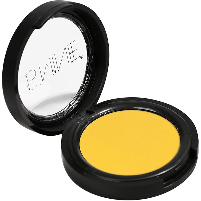 IS'MINE Single Eyeshadow Powder Palette High Pigmented Vegan Yellow Matte Eye shadow Makeup Singles (#11)