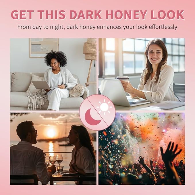 2PCS Honey Lipstick Tinted Lip Balm - Sheer Hydrating Lipstick for All Skin Tones - Moisturizing Lip Color, Nourishing Lip Balm with a Hint of Natural Black Cherry Tint (Black & Pink)