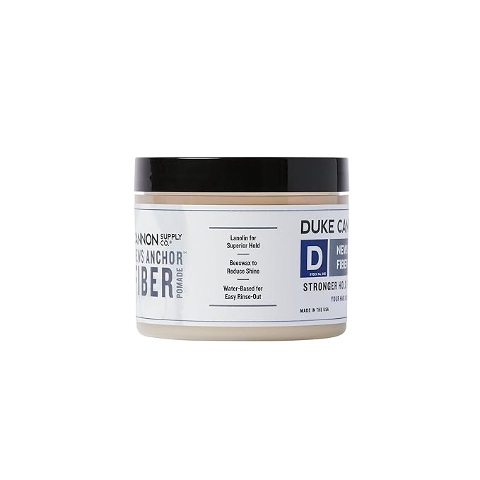 Duke Cannon News Anchor Fiber Pomade - Strong Hold, Natural Matte Finish - 4.6 oz