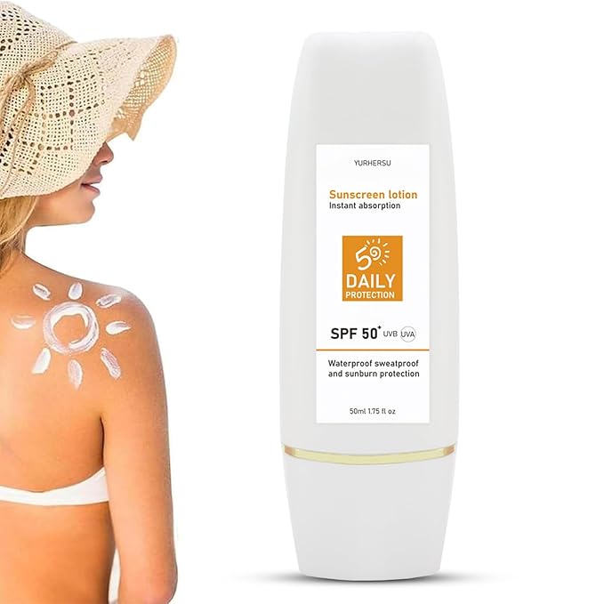 Body Sunscreen SPF 50，Waterproof, Hydrating,