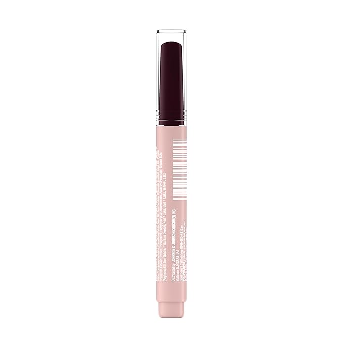Neutrogena High Shine Glossy Lip with Maracuja Oil + Vitamins & Antioxidant Vitamin E, Nourishing Glossy Lip, Non-Retractable, Pigmented For Buildable Color, Black Dahlia, 0.07 oz