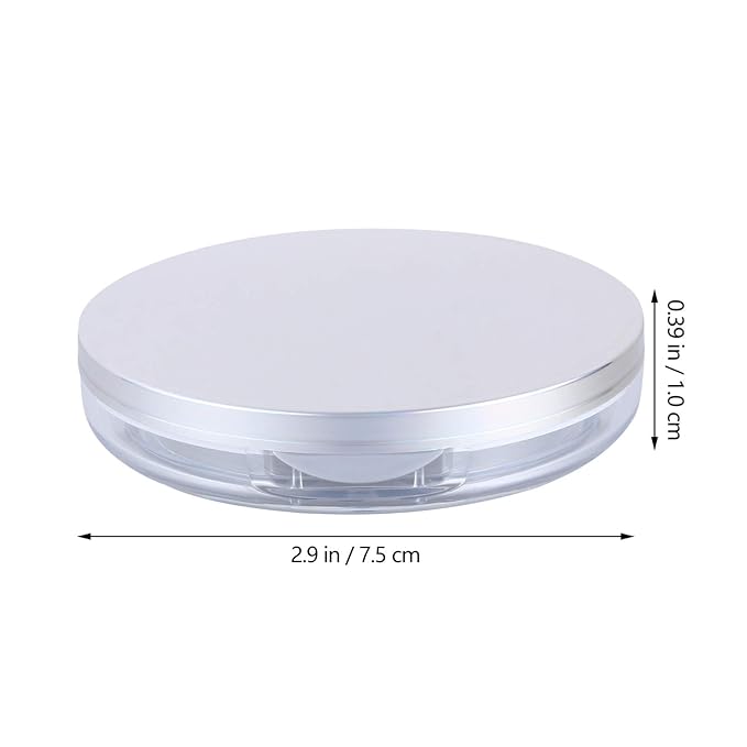 Artibetter Empty Reusable Powder Box 2pcs Loose Powder 5g