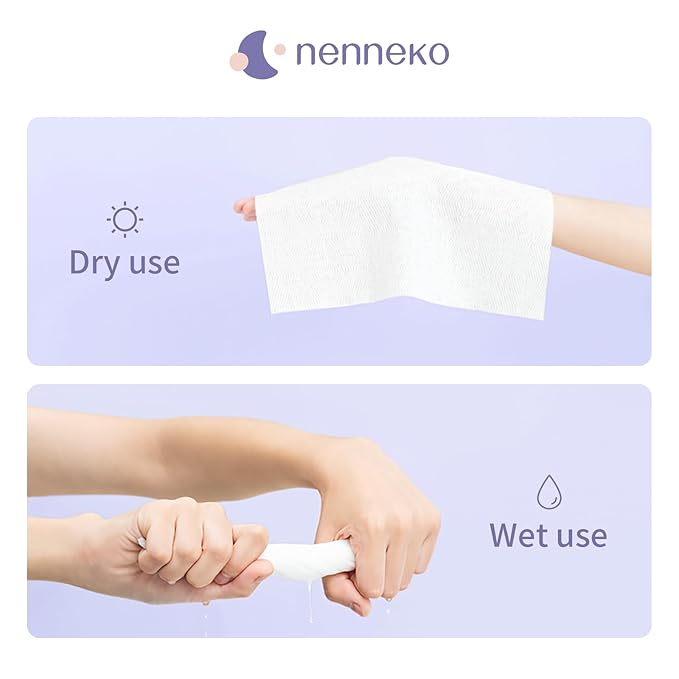 Disposable Face Towel XL Facial Wipes - Organic