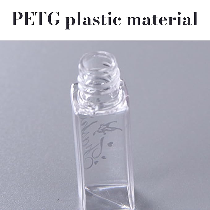 Empty Lip Gloss Tubes Containers Clear Refillable Lip Balm Bottles Transparent Mini Lipstick Containers for DIY Makeup Lip Gloss Makeup