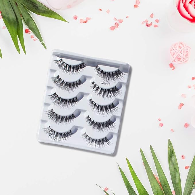 Ardell Demi Wispies False Eyelashes Multipack – Natural Lashes Wispy with Invisiband for Lightweight Comfort, 6 Pairs x 2 Pack