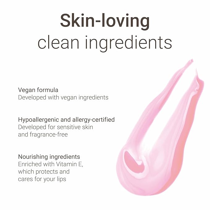 Lipglace - Skinny Dip - Hypoallergenic Vegan Lip Gloss - Fragrance Free & Allergy Certified - Non Sticky & Moisturizing Lipgloss - Anti-Aging Hydrating Lipgloss