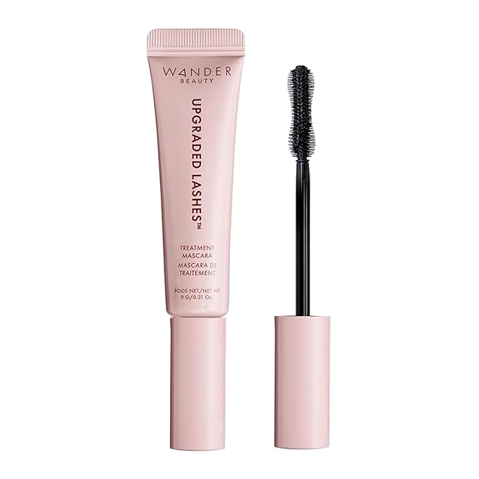 Wander Beauty Upgraded Lashes Thickening Mascara - Lengthening & Thickening Mascara Treatment For Fuller Lashes- Black Mascara With Provitamin B5 & Castor Oil Conditions & Promotes Growth - 0.31 fl oz