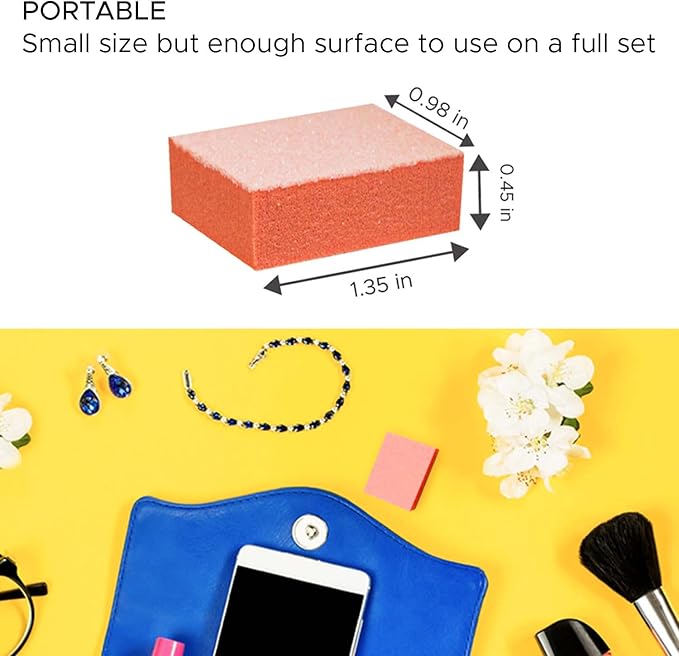 Karlash nail mini orange buffer