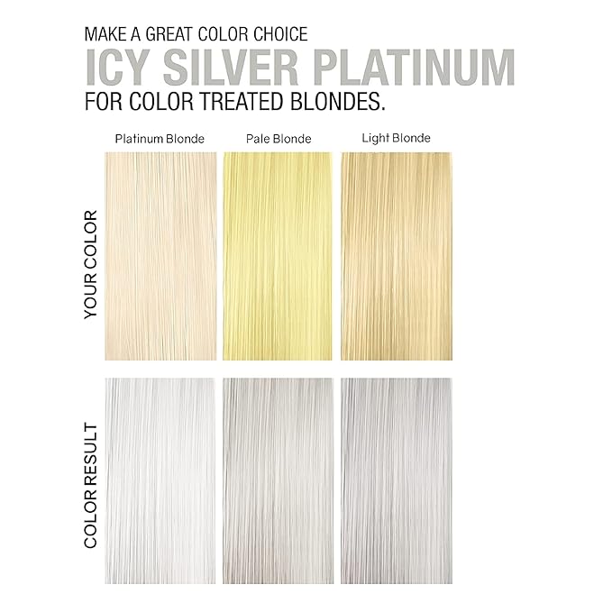 Icy Silver Platinum Color Depositing